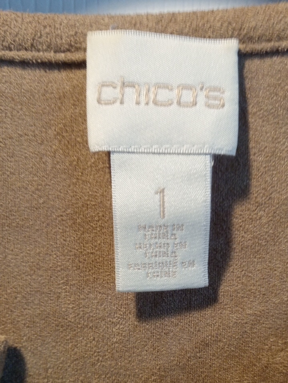 CHICO'S LACE & FAUX SUEDE DUSTER - Picture 6 of 12